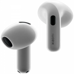 Слушалки Xiaomi Buds 6 M2540E1, 6 часа, Bt 5.4, Hi-Res, aptX Lossless, AI шумопотискане, ANC, 360° звук, IP54, Керамичнобял