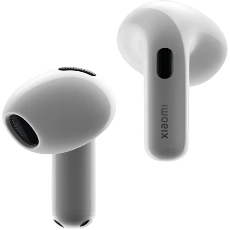 Слушалки Xiaomi Buds 6 M2540E1, 6 часа, Bt 5.4, Hi-Res, aptX Lossless, AI шумопотискане, ANC, 360° звук, IP54, Керамичнобял