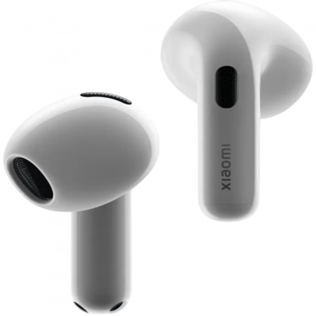 Слушалки Xiaomi Buds 6 M2540E1, 6 часа, Bt 5.4, Hi-Res, aptX Lossless, AI шумопотискане, ANC, 360° звук, IP54, Керамичнобял