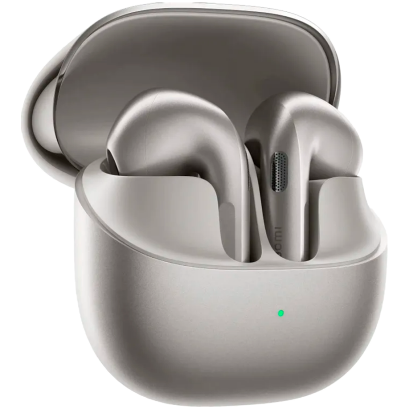 Слушалки Xiaomi Buds 6 M2540E1, 6 часа, Bt 5.4, Hi-Res, aptX Lossless, AI шумопотискане, ANC, 360° звук, IP54, Титаниевосив