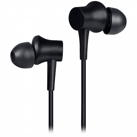 Слушалки Xiaomi Mi In-Ear Basic, 10 мм, Кабелни, 20Hz-20kHz, Вграден микрофон, 3.5 мм, Черен