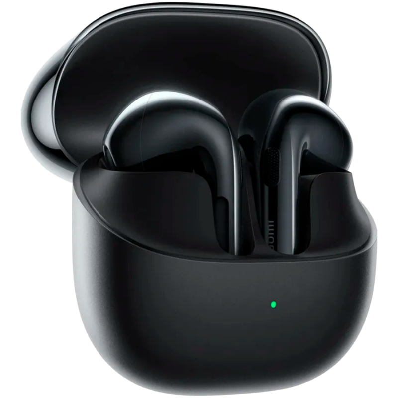 Слушалки Xiaomi Buds 6 M2540E1, 6 часа, Bt 5.4, Hi-Res, aptX Lossless, AI шумопотискане, ANC, 360° звук, IP54, Черен графит