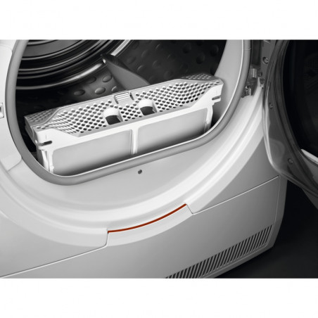 Сушилня AEG TR718BE, Клас D, 118 л, 8 кг, LED дисплей, Филтър EasyClean, MixDry, Anticrease, Бял