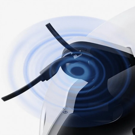 Прахосмукачка робот Xiaomi Robot Vacuum 5 EU OV31GL, 55W, 20000 Pa, 140 мин, AI разпознаване, Автоматична станция за измиване и сушене, Лазерна навигация dToF, Гореща вода 80°C, Бял
