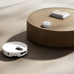 Прахосмукачка робот Xiaomi Robot Vacuum 5 EU OV31GL, 55W, 20000 Pa, 140 мин, AI разпознаване, Автоматична станция за измиване и сушене, Лазерна навигация dToF, Гореща вода 80°C, Бял