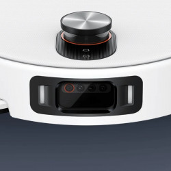 Прахосмукачка робот Xiaomi Robot Vacuum 5 Pro EU OV21GL, 55W, 20000 Pa, 140 мин, AI 5 MP тройна камера и разпознаване, Автоматична станция за измиване и сушене, Прибираща се dToF навигация, Вода 80°C, Бял