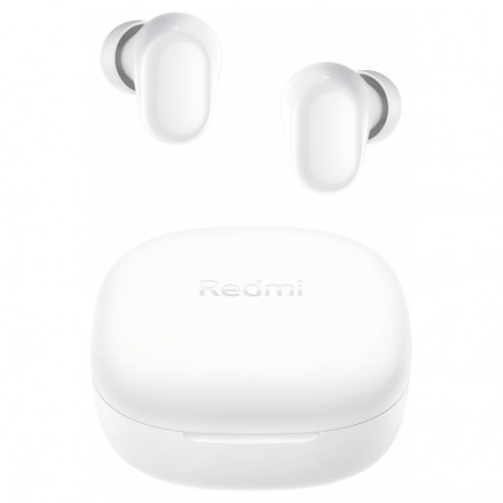 Безжични слушалки Xiaomi Redmi Buds 6 Play BHR8773GL, 7.5 часа, Обхват 10 м, Bluetooth 5.4, IPX4, Бял