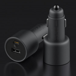 Зарядно за кола Xiaomi Mi BHR6814GL, 67W, 2 порта за зареждане, LED индикатор, Черен