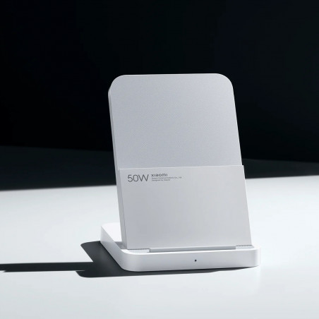 Безжично зарядно Xiaomi BHR7560GL, 50W HyperCharge, USB-C, Безопасно зареждане, Бял