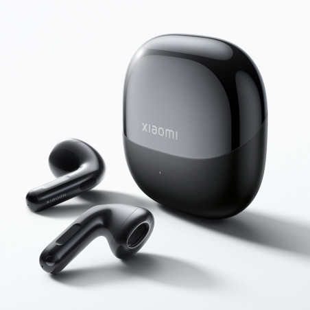 Слушалки Xiaomi Buds 6 M2540E1, 6 часа, Bt 5.4, Hi-Res, aptX Lossless, AI шумопотискане, ANC, 360° звук, IP54, Черен графит