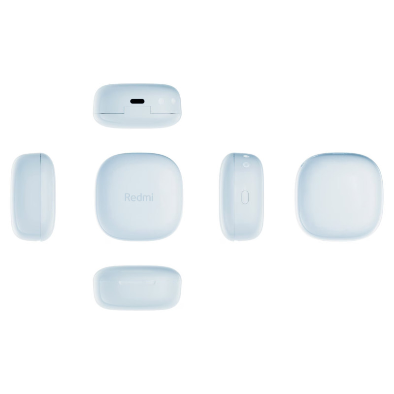 Безжични слушалки Xiaomi Redmi Buds 6 Play BHR9283GL, 7.5 часа, Обхват 10 м, Bluetooth 5.4, IPX4, Син