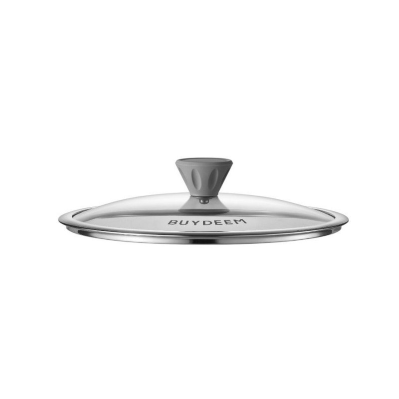 Уок тиган BUYDEEM CP102-CG, 30 см, Незалепващ, Без PFOA, Вентил за пара, Индукция, Зелен