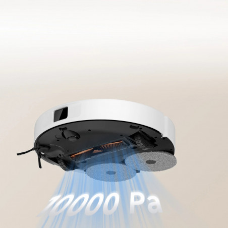 Прахосмукачка робот Xiaomi Robot Vacuum H50 EU, 55W, 10000 Pa, 120 мин, 280 мл, Измиване на моповете, LDS лазерна навигация, Автоматична станция, Бял