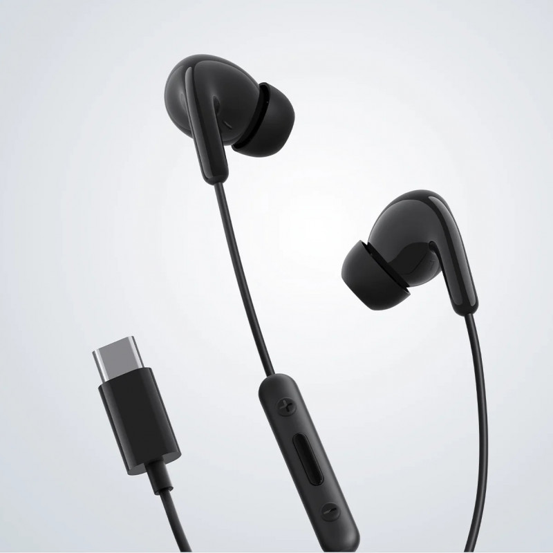 Слушалки Xiaomi BHR8930GL, 12.4 мм, Кабелни, 20Hz-20kHz, Вграден микрофон, USB-C, IP54, Черен
