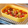 Керамична кутия за храна Buydeem Bento CT3008-MY, 1 л, 230°C, Съвместима с фурна и микровълнова, Жълт
