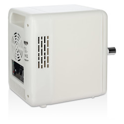 Преносим мини хладилник Zilan ZLN1153, 36W, 4 л, 6 кена, Охлаждане/затопляне, 10-75°C, 240/12V, Бял