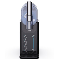 Машина за ледени десерти сорбе Zilan ZLN4819, 200W, 2 л, 5 автоматични програми, Контрол на консистенцията, Самопочистване, LED, Черен