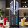 Машина за ледени десерти сорбе Zilan ZLN4819, 200W, 2 л, 5 автоматични програми, Контрол на консистенцията, Самопочистване, LED, Черен