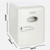 Преносим мини хладилник Zilan ZLN1153, 36W, 4 л, 6 кена, Охлаждане/затопляне, 10-75°C, 240/12V, Бял