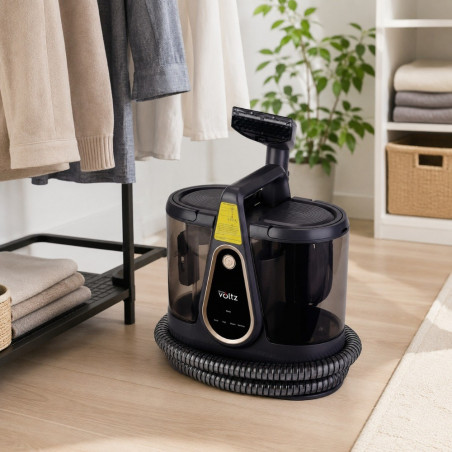 Прахосмукачка за пране на килими и тапицерия Oliver Voltz OV51006A, 1750W, 18 kPa, 1 л, Сензорен дисплей, Дезинфекция с пара, Аксесоари, Черен