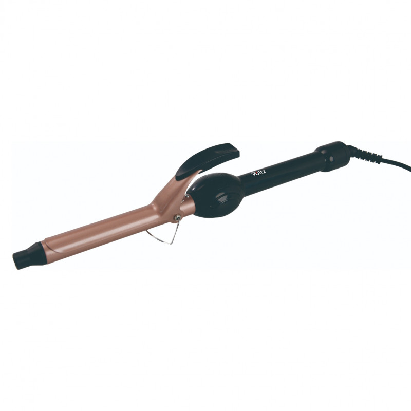 Маша за коса Oliver Voltz OV51102F19, 35W, 19 мм, 120-200°C, LCD дисплей, Автоматично изключване, Черен/Златист