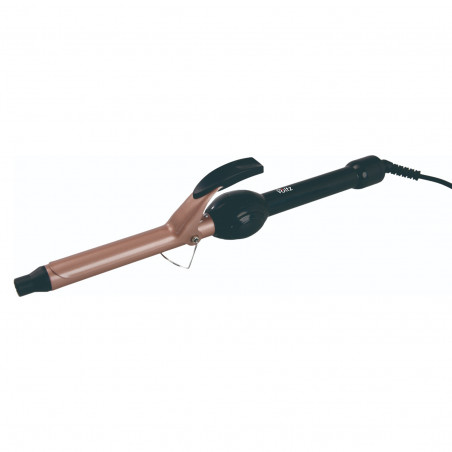 Маша за коса Oliver Voltz OV51102F19, 35W, 19 мм, 120-200°C, LCD дисплей, Автоматично изключване, Черен/Златист
