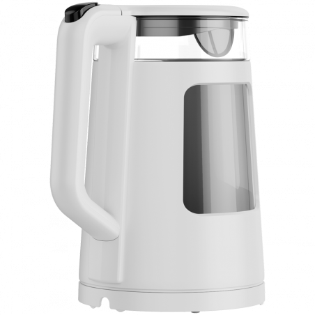 Електрическа кана AENO EK6 AEK0006, 2200W, 1.7 л, 40-100°C, STRIX, LED, Двойна стена, Филтър, 360° основа, Бял
