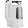 Електрическа кана AENO EK6 AEK0006, 2200W, 1.7 л, 40-100°C, STRIX, LED, Двойна стена, Филтър, 360° основа, Бял