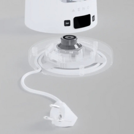 Електрическа кана AENO EK6 AEK0006, 2200W, 1.7 л, 40-100°C, STRIX, LED, Двойна стена, Филтър, 360° основа, Бял