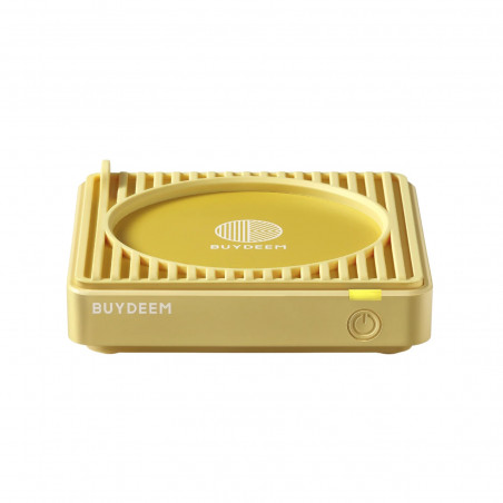 Нагревател за чаши BUYDEEM OA2001, 24W, 2 настройки, Автоматично спиране, Водоустойчив, Жълт