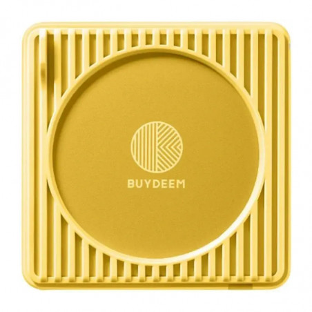 Нагревател за чаши BUYDEEM OA2001, 24W, 2 настройки, Автоматично спиране, Водоустойчив, Жълт