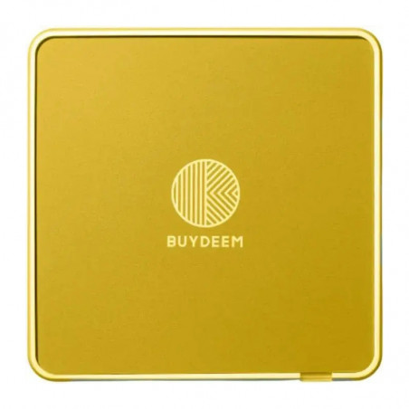 Нагревател за чаши BUYDEEM OA2001, 24W, 2 настройки, Автоматично спиране, Водоустойчив, Жълт
