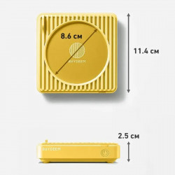 Нагревател за чаши BUYDEEM OA2001, 24W, 2 настройки, Автоматично спиране, Водоустойчив, Жълт
