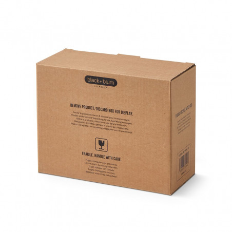 Кутия за храна Black+Blum Stack+Nest FBGR-BX-L107, 1.2 л, Правоъгълна, Подходяща за фурна, Без BPA, Боросиликатно стъкло, Сив/Червен