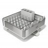 Сушилник за съдове Joseph Joseph Extend Steel Plus 6500041, До 16 части, Разтегателен, Релси за чаши, Отцеждане, Разглобяем, Неръждаема стомана, Бял
