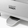 Сушилник за съдове Joseph Joseph Extend Steel Plus 6500041, До 16 части, Разтегателен, Релси за чаши, Отцеждане, Разглобяем, Неръждаема стомана, Бял