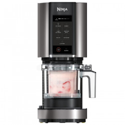 Машина за сладолед 7в1 Ninja CREAMi NC302EU, 800W, 2х493 мл, Creamify, Re-Spin, Добавяне на парченца, Фитнес/кето програма, Персонализация, Черен/сив