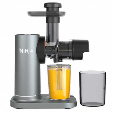 Сокоизстисквачка 3в1 Ninja NeverClog JC152EU, 150W, 700 мл, Студено пресоване, Рязане, Настъргване, Филтри за пулп, Сив