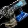 Вертикална прахосмукачка Dyson V10 Konical Moulded 419634-01, 150AW, 0.5 л, 60 мин, 110 000 об/мин, 3 режима, HEPA, Хигиенично изпразване, Без заплитане, Черен