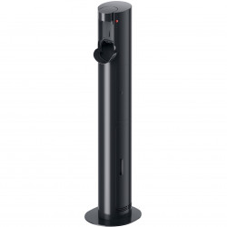 Вертикална прахосмукачка + Док станция с автоматично изпразване Dyson V10 Konical Moulded 594030-01, 150AW, 0.5 л, 60 мин, 3 режима, HEPA, Хигиенично изпразване, Без заплитане, Черен
