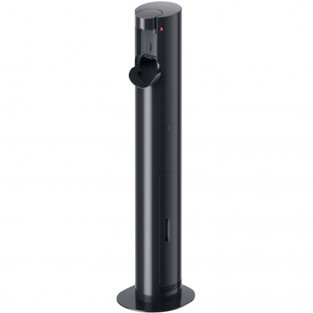 Вертикална прахосмукачка + Док станция с автоматично изпразване Dyson V10 Konical Moulded 594030-01, 150AW, 0.5 л, 60 мин, 3 режима, HEPA, Хигиенично изпразване, Без заплитане, Черен