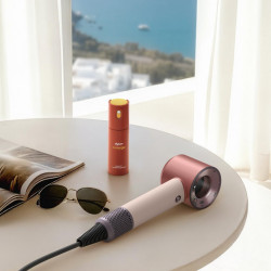 Сешоар Dyson HD19 Travel™ 492457-01, 1220W, 11.6 l/s, 2 скорости, 3 темп, Air Multiplier, Интелигентен контрол на топлината, Керамично розово/розово злато