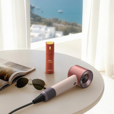Сешоар Dyson HD19 Travel™ 492457-01, 1220W, 11.6 l/s, 2 скорости, 3 темп, Air Multiplier, Интелигентен контрол на топлината, Керамично розово/розово злато
