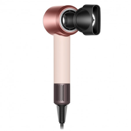 Сешоар Dyson HD19 Travel™ 492457-01, 1220W, 11.6 l/s, 2 скорости, 3 темп, Air Multiplier, Интелигентен контрол на топлината, Керамично розово/розово злато