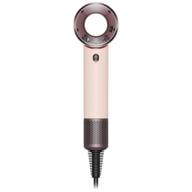 Сешоар Dyson HD19 Travel™ 492457-01, 1220W, 11.6 l/s, 2 скорости, 3 темп, Air Multiplier, Интелигентен контрол на топлината, Керамично розово/розово злато