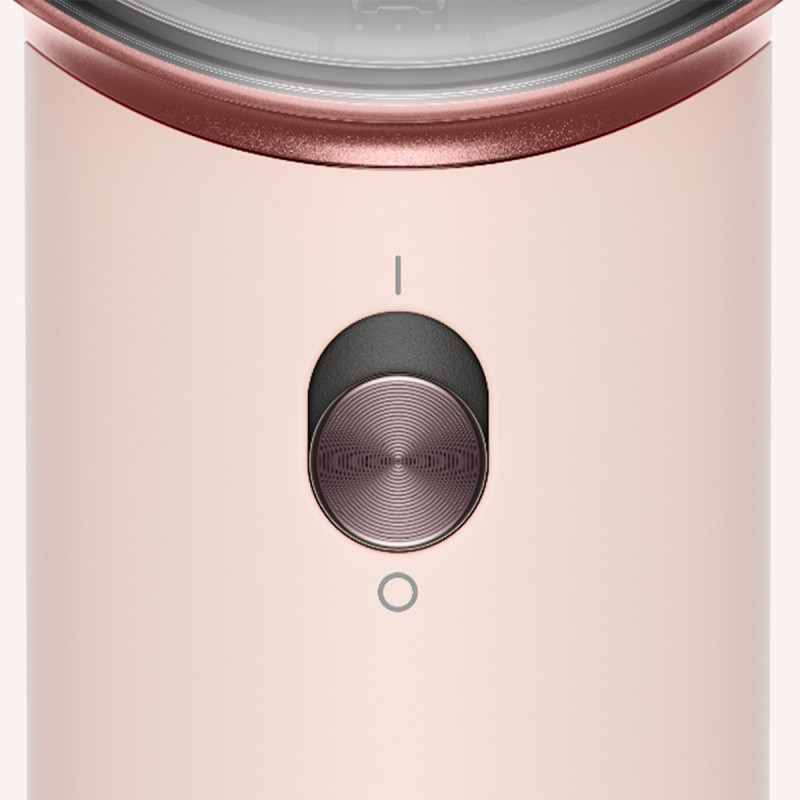 Сешоар Dyson HD19 Travel™ 492457-01, 1220W, 11.6 l/s, 2 скорости, 3 темп, Air Multiplier, Интелигентен контрол на топлината, Керамично розово/розово злато
