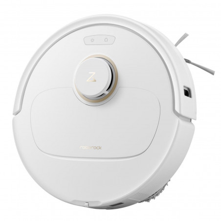 Прахосмукачка робот Roborock Q Revo Edge 5V1 QRES02-00, 18500 Pa, 5200 mAh, 66W, 3D Картографиране LiDar, Reactive AI, FlexiArm, Станция за зареждане, Автономия до 3 часа, Бял