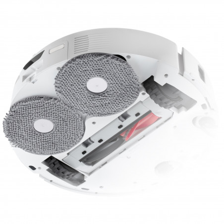 Прахосмукачка робот Roborock Q Revo Edge 5V1 QRES02-00, 18500 Pa, 5200 mAh, 66W, 3D Картографиране LiDar, Reactive AI, FlexiArm, Станция за зареждане, Автономия до 3 часа, Бял