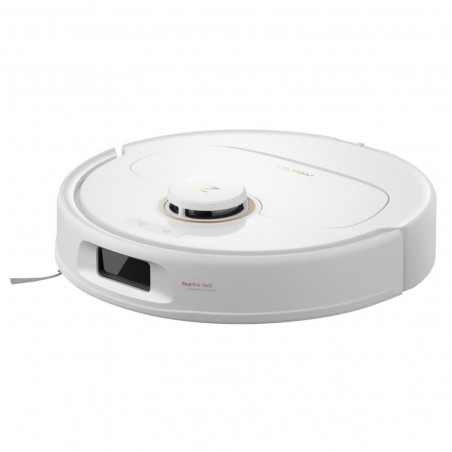 Прахосмукачка робот Roborock Q Revo Edge 5V1 QRES02-00, 18500 Pa, 5200 mAh, 66W, 3D Картографиране LiDar, Reactive AI, FlexiArm, Станция за зареждане, Автономия до 3 часа, Бял
