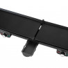 Двойна сгъваема електрическа скара Adler AD 6617, 3000W, Отваряне на 180°, 96х26 см, Незалепващи плочи, 2 термостата, Тавичка за мазнина, Черен